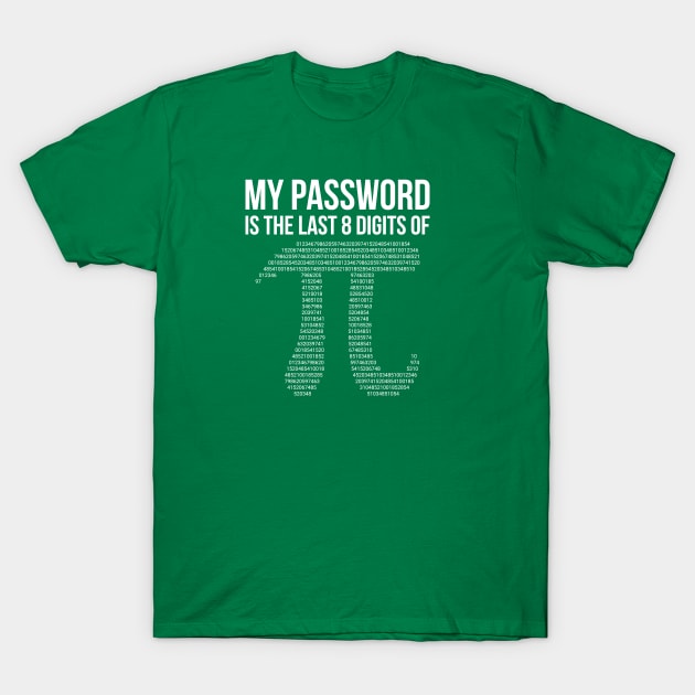 Pi , Math , Sequence T-Shirt by CandD